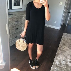 Razorback Black Dress